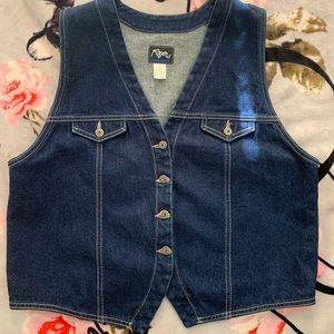 Roper denim vest